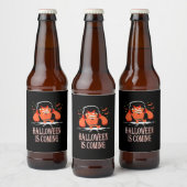Halloween komt eraan bier etiket (Flessen)