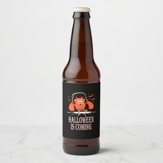 Halloween komt eraan bier etiket (Voorkant)