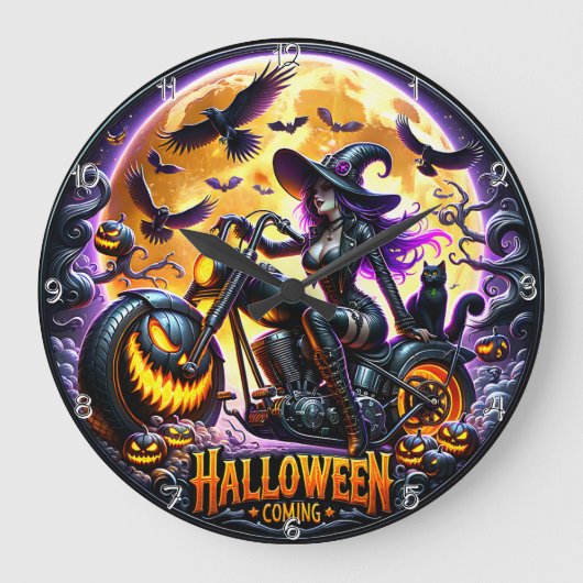 Halloween komt eraan grote klok (Voorkant)