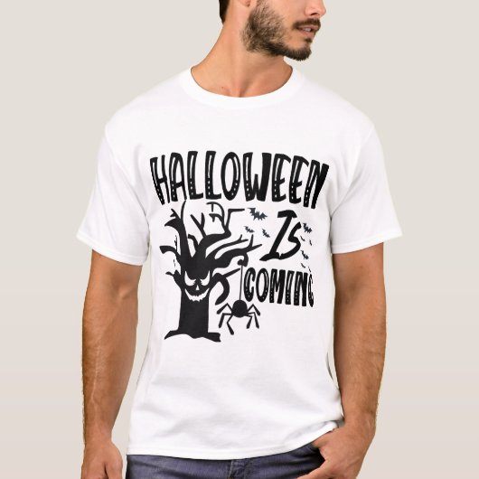 Halloween komt eraan t-shirt (Voorkant)