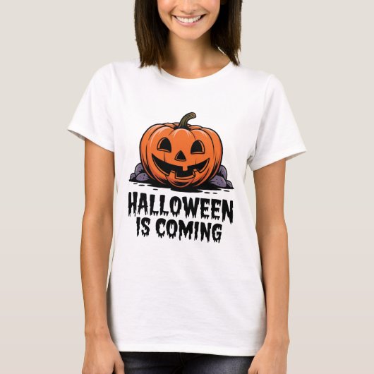 Halloween komt eraan t-shirt (Voorkant)