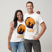 Halloween komt eraan t-shirt (Unisex)