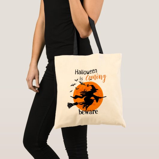 Halloween komt op Beware Canvas tas (Voorkant (product))