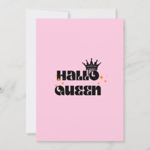 Halloween Koningin, Halloqueen, Retro Halloween Ku Feestdagenkaart