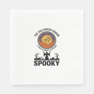 Halloween Koningin Little Miss Retro Heks_1 Servet