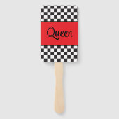 Halloween koningin van harten Vrouwen Handwaaier (Achterkant)