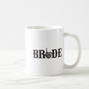Halloween Koppel Bruid Bruidegom Skelet Bijpassend Koffiemok