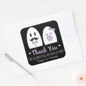 Halloween koppels bruiloft dank u Stickers (Envelop)