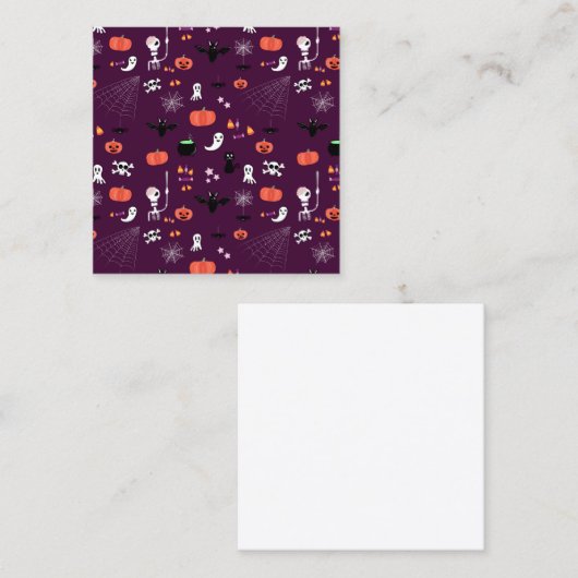 Halloween Kortingskaartje (Voorkant / Achterkant)