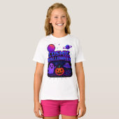 Halloween Kosmische Kleding Space Galaxy Unisex T-shirt (Voorkant volledig)