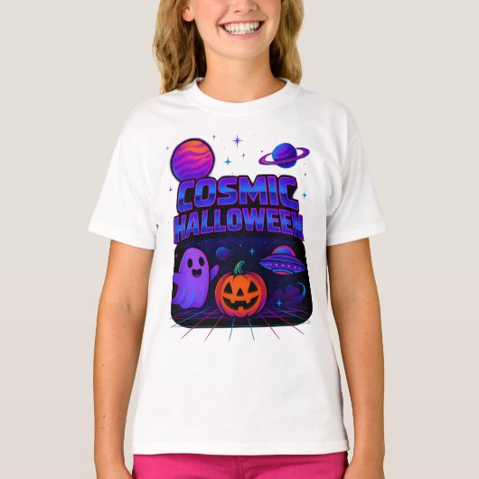 Halloween Kosmische Kleding Space Galaxy Unisex T-shirt (Voorkant)