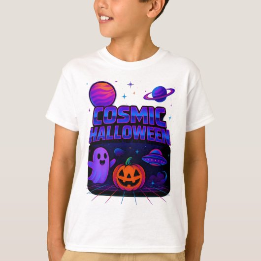 Halloween Kosmische Kleding Space Galaxy Unisex T-shirt (Voorkant)
