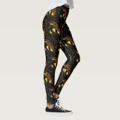 Halloween Kosmische Pompoen Buitenruimte Jack OLan Leggings (Rechts)