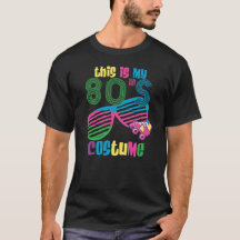 Halloween kostuum 80er thema retro kleuren zonnebr