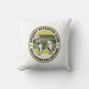 Halloween kostuum badge voor Golden Retriever vint Kussen