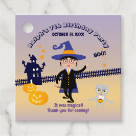 Halloween Kostuum Boy Wizard Verjaardagsfeest Bedankjes Labels