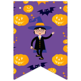Halloween Kostuum Boy Wizard Verjaardagsfeest Vlaggetjes