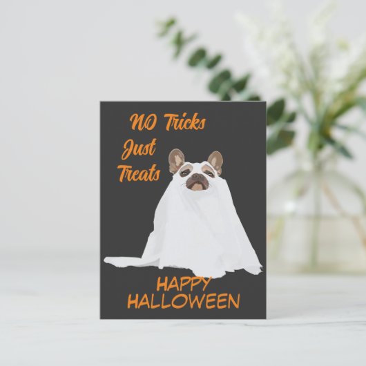 halloween-kostuum briefkaart (Staand voorkant)