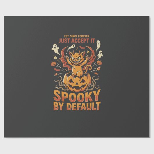 Halloween Kostuum Chaos Cadeaupapier (Vlak)