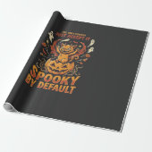 Halloween Kostuum Chaos Cadeaupapier (Uitgerold)