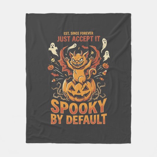 Halloween Kostuum Chaos Fleece Deken (Voorkant)