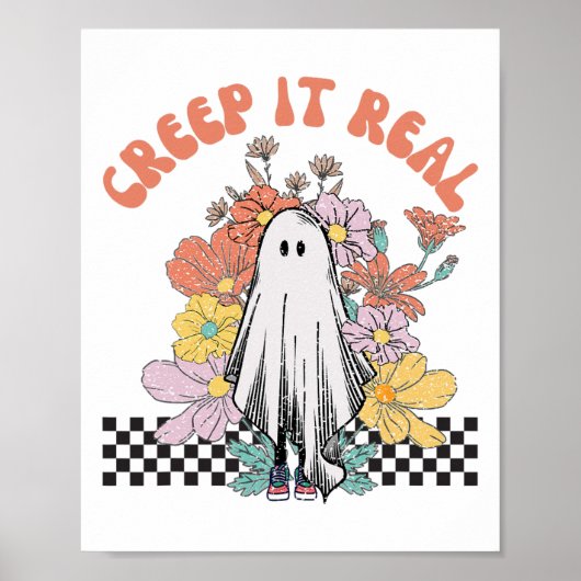 Halloween kostuum creep is echt poster (Voorkant)