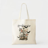 Halloween kostuum en cocktails achtervolgd bos tote bag (Voorkant)