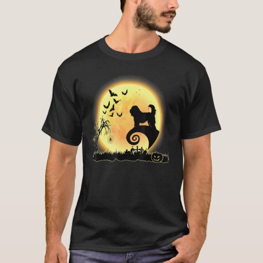 Halloween-kostuum en moondog t-shirt (Voorkant)