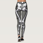 Halloween kostuum enge Skeloton Cust. Legging (Achterkant)
