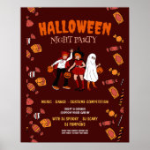 Halloween kostuum feest, Halloween nacht Poster (Voorkant)