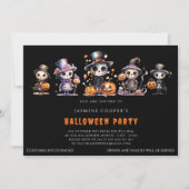 Halloween kostuum feest kaart (Voorkant)