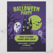 Halloween kostuum feest uitnodiging Halloween fees Flyer (Voorkant)