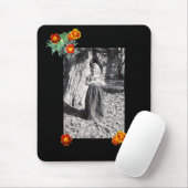 Halloween Kostuum Foto Marigolds Black Mousepad Muismat (Met muis)