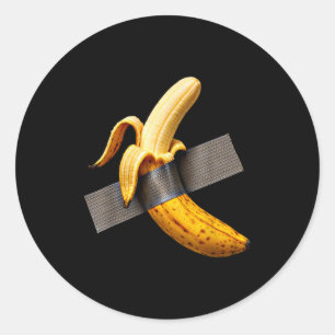 Halloween Kostuum Geschilde Banaan Grappige Duct T Ronde Sticker