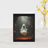 Halloween Kostuum Ghost Swing Kaart (Gele Bloem)