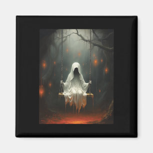 Halloween Kostuum Ghost Swing Magneet