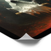  Halloween Kostuum Ghost Swing Poster (Hoek)