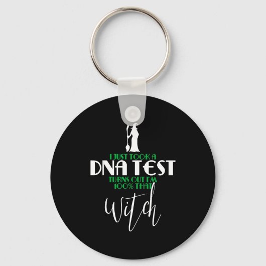 Halloween kostuum - grappig 100% die heks sleutelhanger (Voorkant)