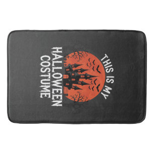 Halloween Kostuum Heel Geestig Kasteel Vector Desi Badmat