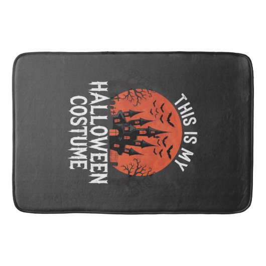 Halloween Kostuum Heel Geestig Kasteel Vector Desi Badmat (Voorkant)