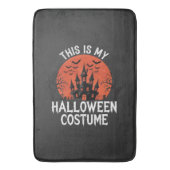 Halloween Kostuum Heel Geestig Kasteel Vector Desi Badmat (Voorkant Verticaal)