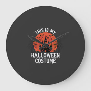Halloween Kostuum Heel Geestig Kasteel Vector Desi Grote Klok