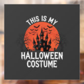 Halloween Kostuum Heel Geestig Kasteel Vector Desi Raamsticker (Vel 2)