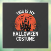 Halloween Kostuum Heel Geestig Kasteel Vector Desi Raamsticker (Vel 3)