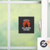 Halloween Kostuum Heel Geestig Kasteel Vector Desi Raamsticker (Huis)
