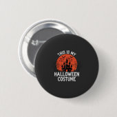 Halloween Kostuum Heel Geestig Kasteel Vector Desi Ronde Button 5,7 Cm (Voorkant /achterkant)
