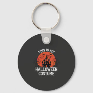 Halloween Kostuum Heel Geestig Kasteel Vector Desi Sleutelhanger
