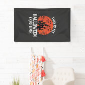 Halloween Kostuum Heel Geestig Kasteel Vector Desi Spandoek (Insitu)