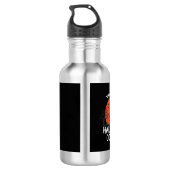 Halloween Kostuum Heel Geestig Kasteel Vector Desi Waterfles (Achterkant)