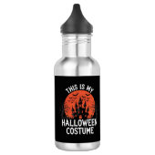 Halloween Kostuum Heel Geestig Kasteel Vector Desi Waterfles (Links)